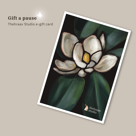 Gift a pause: Thehraav Studio e-gift card